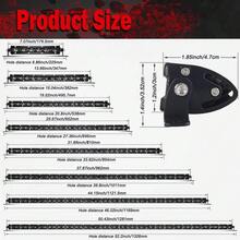 6D Ultracienki pasek świetlny LED 8-40 cali, przeciwmgielny pasek świetlny LED do jazdy 4x4, pojazd terenowy, motocykl, SUV, traktor - A - Zobacz 4