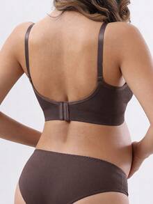 Áo ngực cho con bú rảnh tay Hart & Haze màu kaki kèm máy hút sữa dành cho phụ nữ mang thai - Cà phê nâu - Xem 4