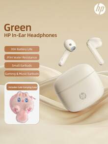 HP Wireless Earbuds, True Wireless Noise Cancelling Earphones, Compatible With Apple, Android And Other Devices, Comes With Charging Case, Suitable For Spring, Summer, Autumn And Winter, Also An Excellent Christmas Gift - H10J+ Headphone Storage Bag - View 3