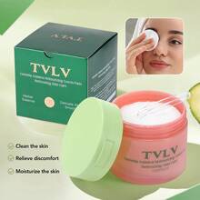 100Pcs Skincare Toner Pads With Centella Asiatica Niacinamide Cleansing Cotton Pads Deep Hydrating Moisturizing Toner Cotton Pads For All Skin Types Improve Fine Lines Calming Sensitive Skin Face Pads Fades Blemishes & Spots Improve Uneven Skin Tone - 粉色 - 查看 1