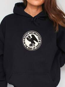 1pc Black & White Book Embroidered Iron-On Patch, Suitable For Sweatshirts - A - View 4