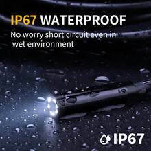 NATFIRE 6灯可调LED灯防水IP67内窥镜摄像头，柔性蛇形管检查摄像头，带Type-C接口，兼容安卓笔记本电脑和智能手机 - 黑色的 - 查看 9