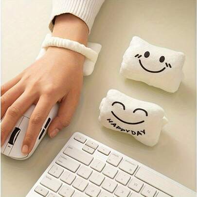 Memory Foam Niedlicher Handgelenkauflage - Tragbares ergonomisches Mauspad geeignet für Büro Computer Laptop, Büro Zuhause komfortabel & leicht Tippunterstützung