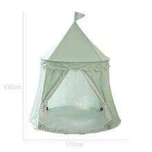 Tente de jeu thème yourte mongole vert menthe | Design réaliste de maison yourte mongole, tente de jeu portable pour enfants, convient pour le divertissement intérieur et extérieur, jeu d'imagination | Meilleur jouet et cadeau pour les garçons, les filles et les tout-petits | Maison de jeu pliable + sac de rangement pour garçons et filles (vert) - Vert menthe - Voir 7