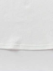 Balabala 男女通用无袖上衣，透气速干面料，柔软舒适，夏季背心 - 本白 - 查看 9