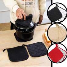 5pcs Kitchen Pot Rack Gap Heat-Resistant Insulation Mat, Heating Pad, Cooking And Baking Tripod, Heat Insulation Rack, Protective Mat, Coaster - Multicolor - View 2