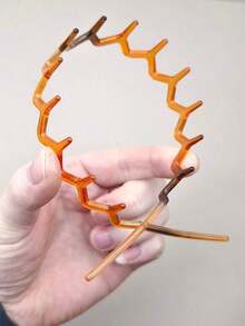 2pcs Women Simple Black Basic Headbands, Fashion Hair Accessories Plastic Headbands For Bangs & Hairstyles,Hairband,Hair Hoop ,Makeup Headband Head Accessories - 黑色 2 - 查看 4