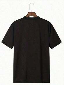 Anti Social Club Lightning Bolt 1pcs Men's 100% Cotton Tee Streetwear Double Sided Digital Printed 220g T Shirt Casual Style Graphic Top YC9M - 黑色 - 查看 7