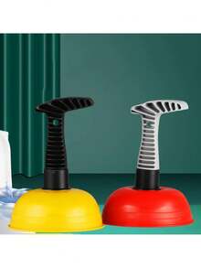 1个PVC厨房浴室排水塞 - 多功能管道疏通器和马桶清洁剂 - 多色 - 查看 1