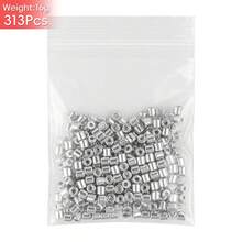 Assorted Silver CCB Decorative Beads, Portable And Suitable As DIY Pendant Decoration Materials - CCB Silver Beads - View 18