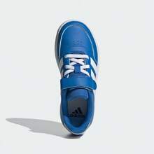 Adidas Kids' New Casual Sports Hook And Loop Sneakers - Blue - View 4