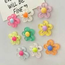 5/8/10pcs Cartoon Flower Fridge Magnets, Cute Decorative Magnets For Office Desk, Storage Cabinet, Dishwasher, Home Decor, Room And Kitchen Decoration, Mother's Day, Christmas Gift - Multicolor - View 5