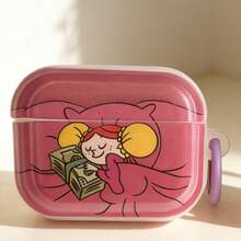 Girl Holding Money Design Protective Case Compatible With Apple Wireless Charging Case, Scratch-Resistant And Anti-Drop - Clear - View 8