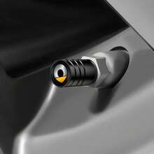 Tapa de válvula de coche de aleación de aluminio, accesorios de cubierta antipolvo para EQ Fortwo Forfour 453 451 452 450 454 Roadster Forjeremy, 4 Uds. ZT8B - B-Plata - Ver 4