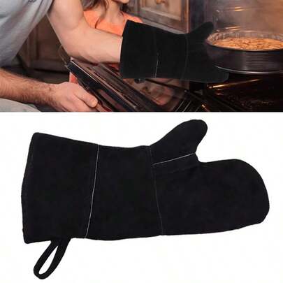 Glove For Wood Burning Stove Fire Log Burner Kitchen Oven Gloves Work