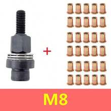 30pcs Rivet Nut Tool Kit - Alloy Steel, M3, M5, M8 Industrial Rivet Nut Setter Tool Set, Manual Rivet Gun Tool | Rivet Pliers, Suitable For Home DIY, Furniture, Automotive Repair And Metal Fabrication Projects, Men's Tools, DIY Tools, Multifunctional Tools - Multicolor - View 11