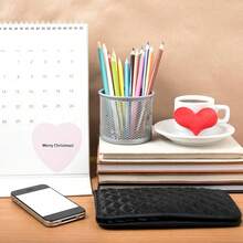 ONLYKXY 4Pack Mixed Shape Transparent Sticky Notes For Annotating,Glitter Pastel Color Waterproof Index Sticker Se--Stick Book Tabs 200Sheets Soft PET Marker Memo Pad For Home Schoolsss Office (Pink) - Pink - View 8