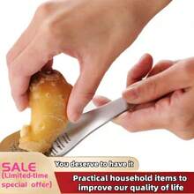 不锈钢蒜姜水果蔬菜切丝勺厨房工具 G7DP - 銀色 - 查看 3