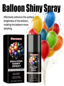 DOWMOO 1 Bottle/100ML/Balloon Enhancing Gloss Agent/Balloon Brightening Agent, Balloon Long-Lasting Glossy Appearance Polish Brightening Spray, Suitable For Wedding Season, Graduation Season, Proposal Day And Various Parties, Valentine's Day Gift For Boyfriend/Girlfriend, Singles Party Supplies, Birthday Balloon Supplies, Wedding Decoration Supplies - Multicolor - View 6