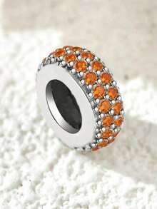 1颗时尚圆形串珠，适合女士手链、DIY饰品制作、精美首饰制作 - 多色 - 查看 14