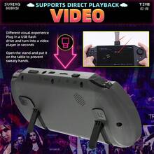 SF3000 Retro Handheld Game Console, Linux System, 4.5" 854*480 IPS Screen, 3000mAh Portable Pocket Video Game Player - Multicolor - View 4