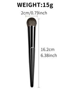 1支斜角粉底刷，刷毛倾斜，弧形面积大，可高效上妆和修容 - 彩色 - 查看 4