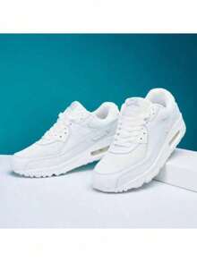 90 Men's Comfortable Casual Sports Shoes - 白色 - 查看 1