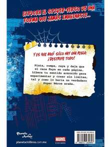 Libro "Destroza este libro Spider man" (Creatividad, expresión libre, imaginación, juego entretenido, identidad" - Libro único - Ver 3