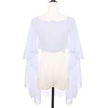 Women's Chiffon Shawl Cloak, Suitable For Evening Gowns, Bridal Weddings, Parties - Multicolor - View 6