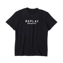 REPLAY T-Shirt Racer Printed T-Shirt Motorcycle Summer Luxury Brand Cotton Men's And Women's T-Shirt Motorcycle Short Sleeve - 黑色 - 查看 1