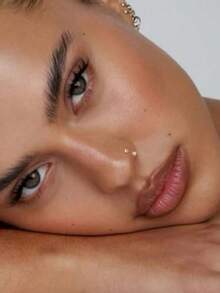 1pc S925 Sterling Silver Zirconia Stone Nose Ring, Minimalist Style, Women's Jewelry, Ideal Gift For Mother On Valentine's Day Or Mother's Day - Single Earring Accessories - View 2