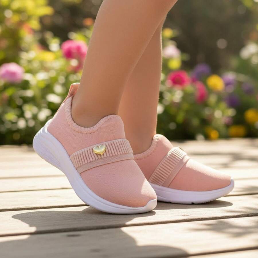 Kids Flats - 乾枯玫瑰色 - 查看 1