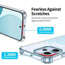 3-In-1 New Case For Reno 15 5G/Reno15 Pro 5G/Reno 15F/Reno 15 Pro Max, Includes: Transparent Shockproof Phone Case, 9H Hardness Tempered Glass Screen Protector For Reno 15F, Anti-Scratch Anti-Explosion Anti-Bubble Gaming Screen Protector, And Lens Film, Easy Installation Set - Clear - View 7