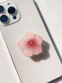Tangle-Free Flower Element Push-Pull Stand Mobile Phone Push-Pull Stand Fashion 2D Flower-Shaped Mobile Phone Stand With Anti-Slip Ring Universal Acrylic Anti-Slip Stand Suitable For Outdoor Use Freeing Hands Convenient For Single-Handed Operation Applicable To Compatible With Iphone And Android Phones A Great Gift For Birthdays Or Occasions Suitable For Family And Friends Push-Pull Mobile Phone Stand Mobile Phone Accessory Spring Gift Party - Multicolor - View 5