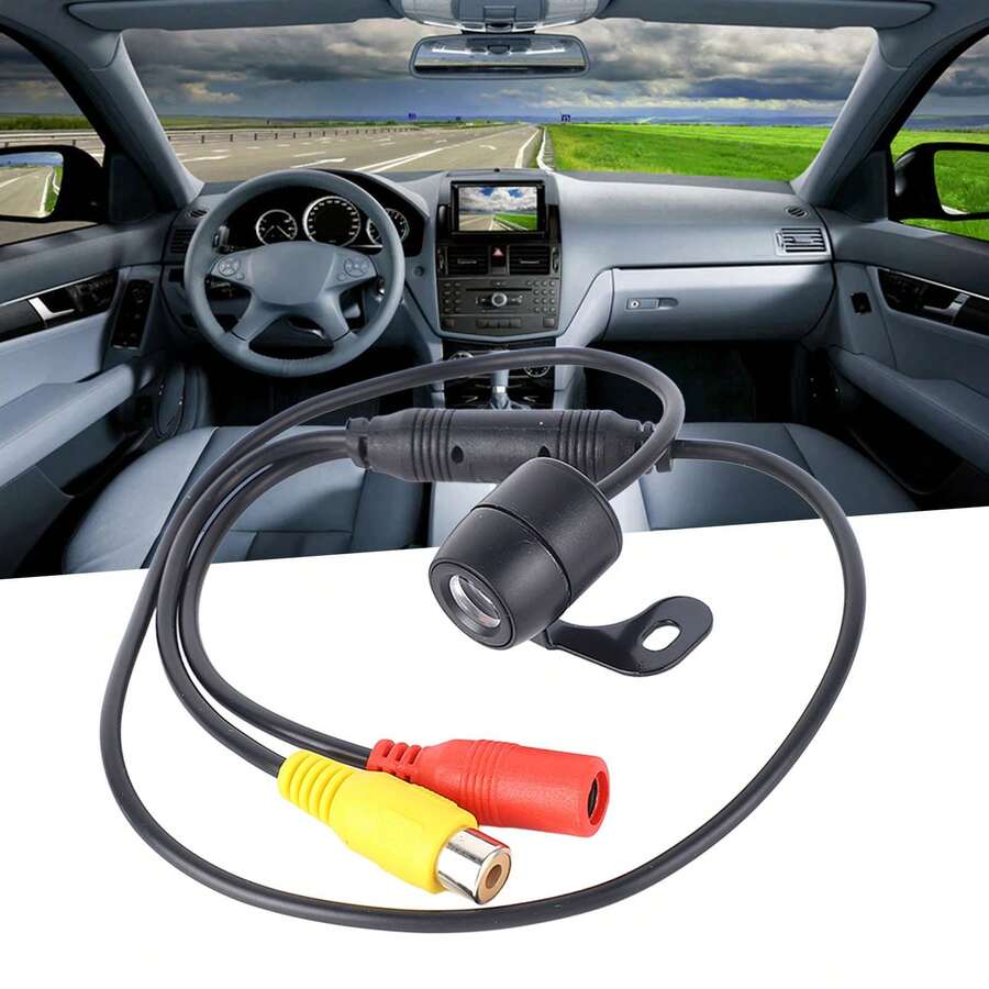 Cámara de salpicadero cámara de respaldo trasera de coche gran angular de 170 grados cámara de asistencia de estacionamiento de visión nocturna HD - A - Ver 1