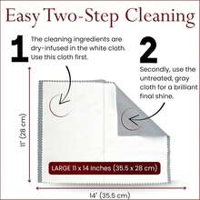 50片装珠宝清洁布，粉色抛光布，适用于纯银、黄金、手表、手机、眼镜、铂金等材质，小巧便携。 - 粉色 - 查看 12