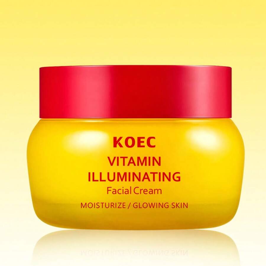KOEC كريم مرطب مضيء ومرطب خفيف الوزن، العناية بالبشرة الكورية - كريم للوجه الأصفر - مشاهدة 1