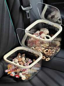 1个透明发饰收纳盒，带盖发带和发夹收纳盒，大容量桌面首饰盒，首饰收纳盒，发带，蝴蝶结发夹收纳盒，带盖，适合存放发圈、发夹和其他女性用品。 - 彩色 - 查看 7