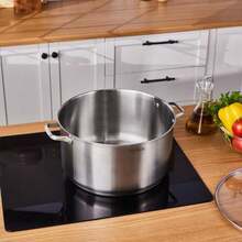 Induction Stainless Steel Stock Pot 34cm Silver With Lid Kitchen Cookware - Default - View 2