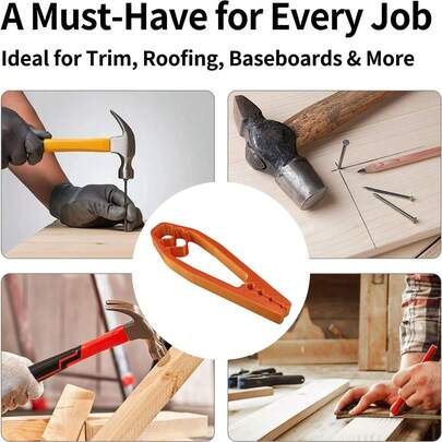 1pc/3pcs Plastic Nail Clippers, Nail Fixers, Finger Protectors, Hammer Pliers | Portable Ergonomic Nail Clippers | Easy Positioning For Nails And Screws | Manicure Supplies | DIY Furniture Repair Manual Tools, Pliers