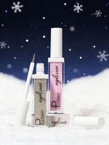 Pudaier 12 Colors Pearlescent Glitter Liquid Eyeliner Pen, Quick Dry Waterproof Pearl Eyeliner, Long-Lasting Smudge-Proof, Perfect Eyeliner Choice - #08 - View 6