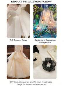 1块褶皱纹理雪纺面料，透气，适合DIY春夏衬衫裙 - 多色 - 查看 5