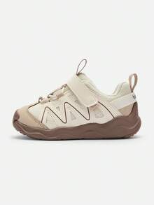 Balabala Toddler First Walker Shoes, Breathable Mesh Knit Athletic Sneakers, Soft Sole Anti-Slip, Suitable For Boys And Girls - Camel - View 3