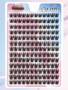 156 Cluster D-Type Fluffy Cat Eye Eyelashes - Anime Eyelash Clusters, Individual Lashes, Fluffy And Soft Eyelash Clusters, Cosplay Natural Style, Suitable For Beginners, DIY Eyelash Extensions, Suitable For Cosplay, Anime, And Daily Makeup, Cosplay Eyelashes, Eyelash Clusters, Individual Lashes, Eyelashes, False Eyelashes, Meets Daily Use Needs, Cosplay Anime Style - CC - 查看 6