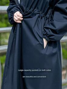 1件防水连帽雨衣 - 女士时尚款，适合户外、露营、徒步、外出、母亲节礼物、卧室装饰、花园、厨房装饰、夏季、海滩、旅行必备、房间装饰、软萌、毕业季 - 女款雨衣 - 查看 7