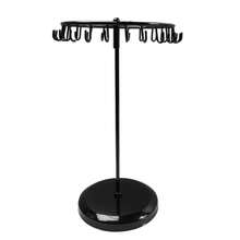 Aimall Iron Jewellery Rack Rotating Necklace Display Stand Jewellery Organiser Storage - Black - View 14