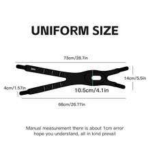 Vilico 1pc Blue, Black, Gray, Pink Double Strap Compression Knee Brace, Perforated Design, Unisex, Suitable For Sports, Outdoor Running, Skipping, Fitness, Protects Knees And Meniscus, Professional Sports Knee Support - Multicolor - View 9