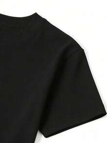 1 camiseta unisex estampada de corte holgadoModern Minimalist style GYM attitude GIRL dumbbellAdecuado para ocasiones como las vacaciones de verano, Halloween y el Día de la Independencia de México. - Gris Oscuro - Ver 2