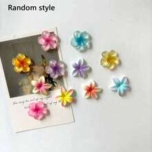 5/6/10pcs Cute Flower Fridge Magnets, Colorful Cartoon Style Refrigerator Decor - Durable Resin Material, Kitchen And Office Accessories - Fun Whiteboard Magnetic Stickers And Gift Set, Mother's Day, Birthday, Party Gifts - Multicolor - View 10