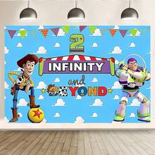 Phông nền trang trí tiệc sinh nhật Buzz, banner chủ đề hoạt hình, trang trí hoàn hảo cho tiệc tắm em bé, phông nền chụp ảnh phòng ngủ. - Nhiều màu - Xem 2